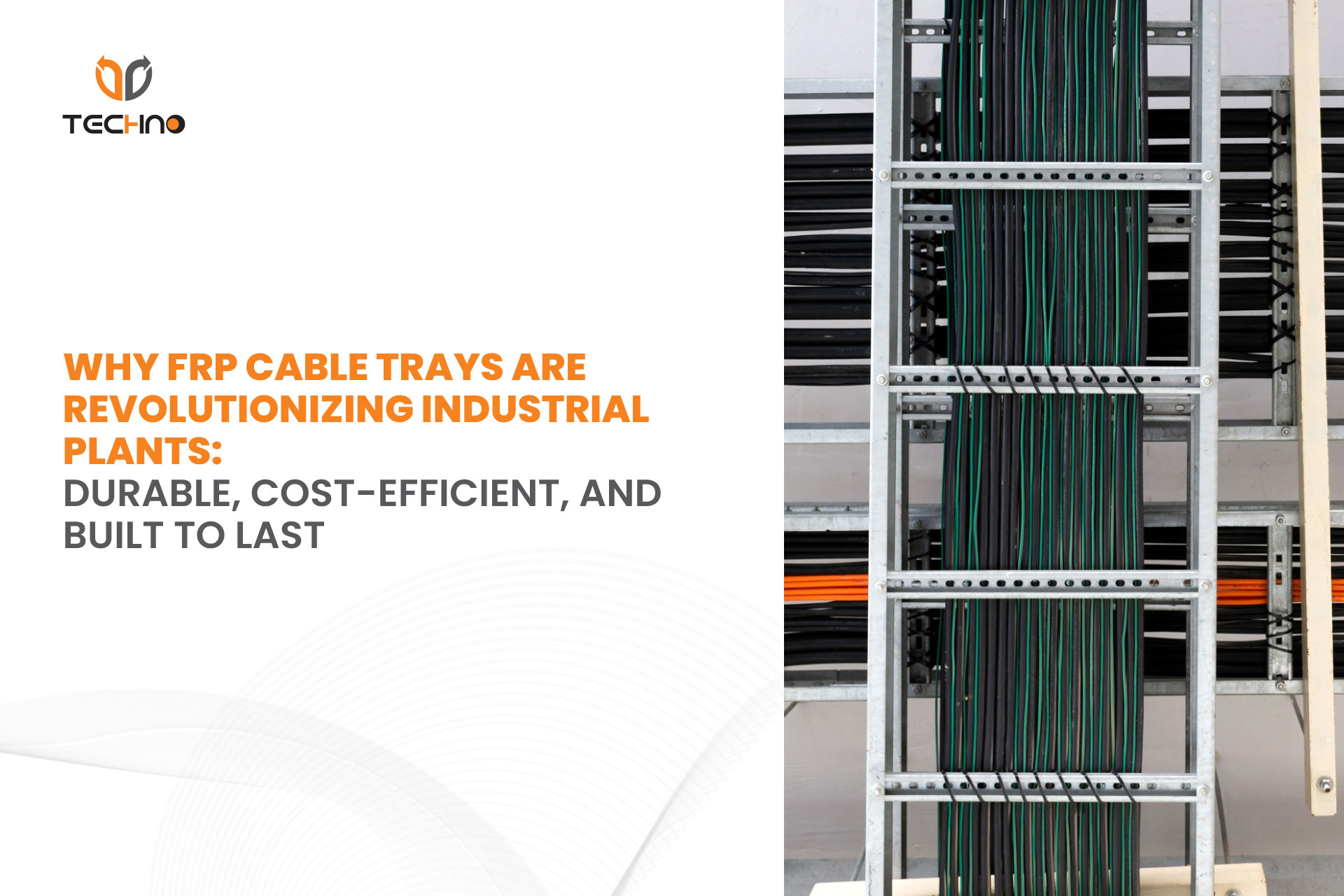 frp cable tray application plants